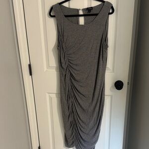 Torrid Charcoal Sleeveless Midi Dress